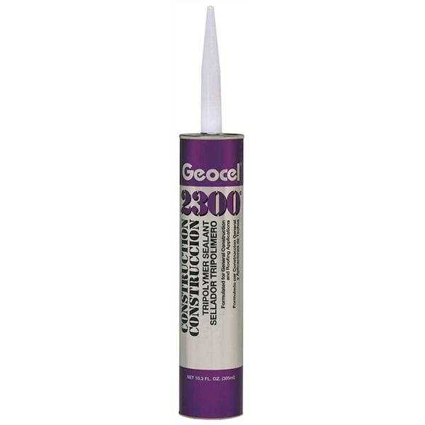 Geocel 2300 Construction Tripolymer Sealant, Clear, 10.3 oz, 2PK SCGC66100-2pk - main